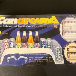 Can Around: Can, Bottle, And Jar Storage System - As Seen On TV - New Sealed